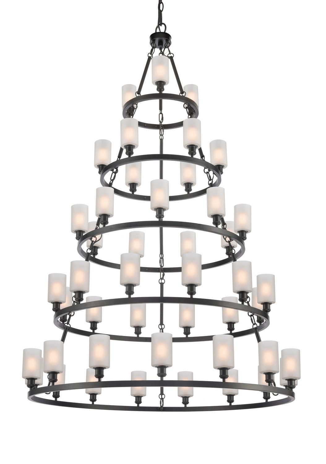 Innovations - 8203456-BK-G801 - 45 Light Chandelier - Ballston - Matte Black