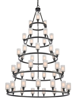 Innovations - 8203456-BK-G801 - 45 Light Chandelier - Ballston - Matte Black