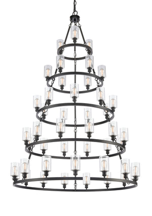 Innovations - 8203456-BK-G802-LED - LED Chandelier - Ballston - Matte Black