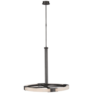 Visual Comfort Signature - KW 5140BZ/ALB - LED Chandelier - Covet - Bronze and Alabaster