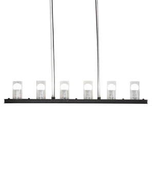 Meyda Tiffany - 254714 - LED Pendant - Loudon - Flat Black