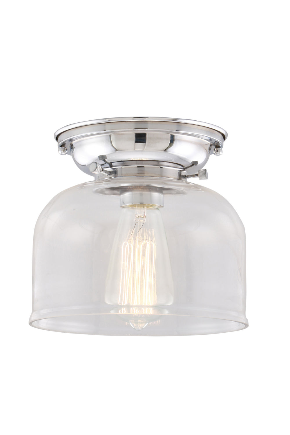 Innovations - 623-1F-PC-G72 - One Light Flush Mount - Franklin Restoration - Polished Chrome