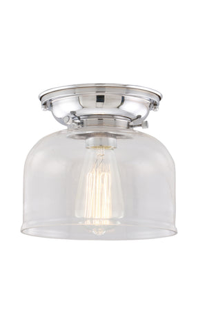 Innovations - 623-1F-PC-G72 - One Light Flush Mount - Franklin Restoration - Polished Chrome