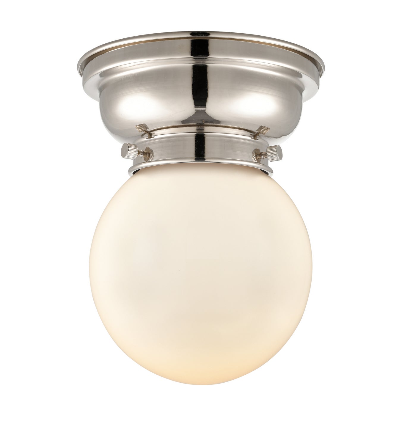 Innovations - 623-1F-PN-G201-6 - One Light Flush Mount - Franklin Restoration - Polished Nickel