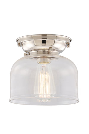 Innovations - 623-1F-PN-G72 - One Light Flush Mount - Franklin Restoration - Polished Nickel