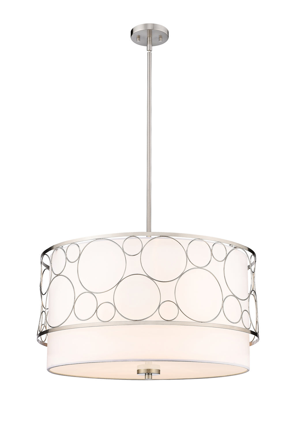 Z-Lite - 197-24BN - Four Light Chandelier - Kendall - Brushed Nickel