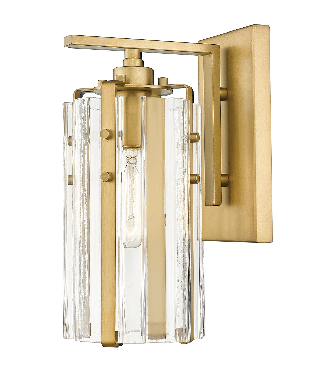 Z-Lite - 3036-1S-RB - One Light Wall Sconce - Alverton - Rubbed Brass