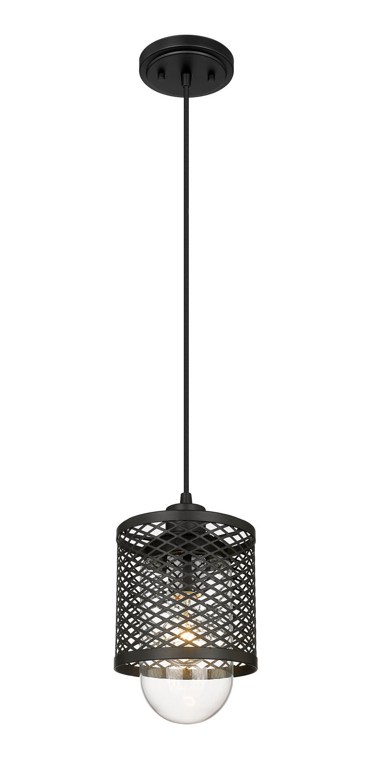 Z-Lite - 3037MP-MB - One Light Pendant - Kipton - Matte Black