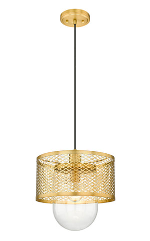 Z-Lite - 3037P11-RB - One Light Pendant - Kipton - Rubbed Brass