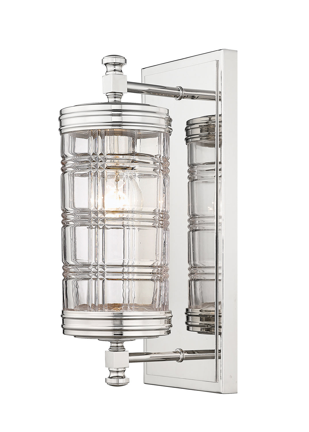 Z-Lite - 344-1S-PN - One Light Wall Sconce - Archer - Polished Nickel