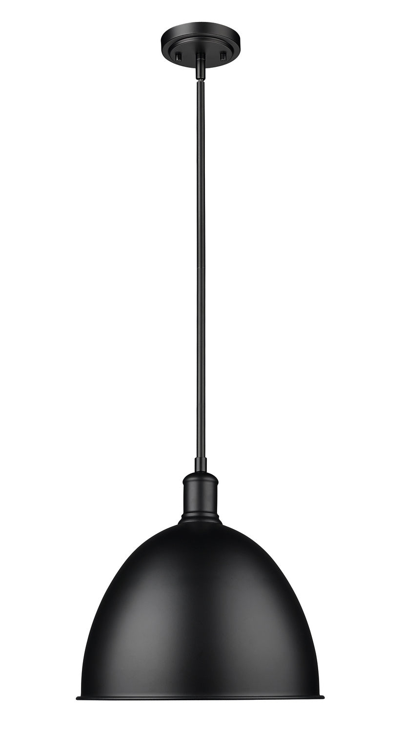 Z-Lite - 4500P12-MB - One Light Pendant - Sawyer - Matte Black