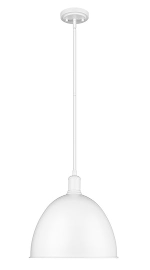 Z-Lite - 4500P12-SW - One Light Pendant - Sawyer - Satin White