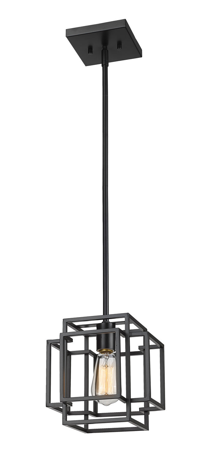 Z-Lite - 454MP-MB - One Light Pendant - Titania - Matte Black