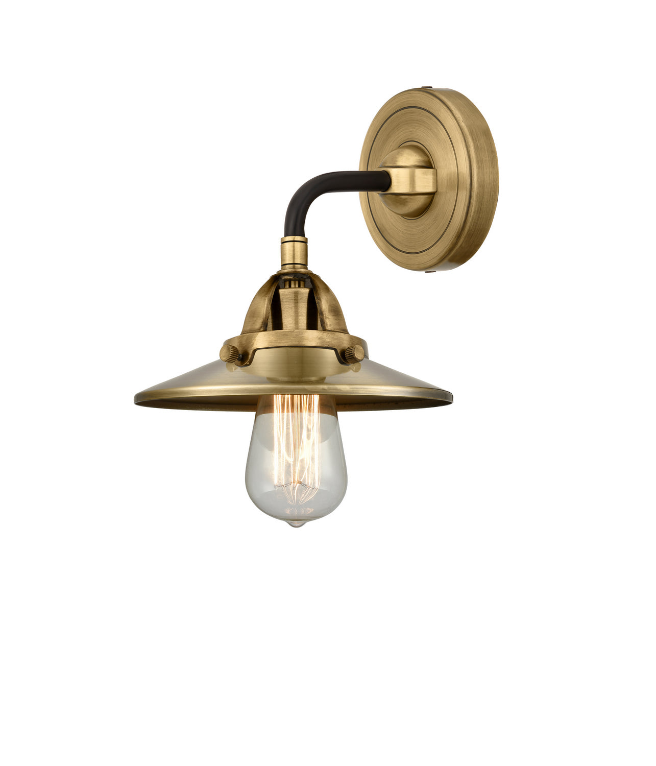 Innovations - 288-1W-BAB-M4-AB - One Light Wall Sconce - Nouveau 2 - Black Antique Brass