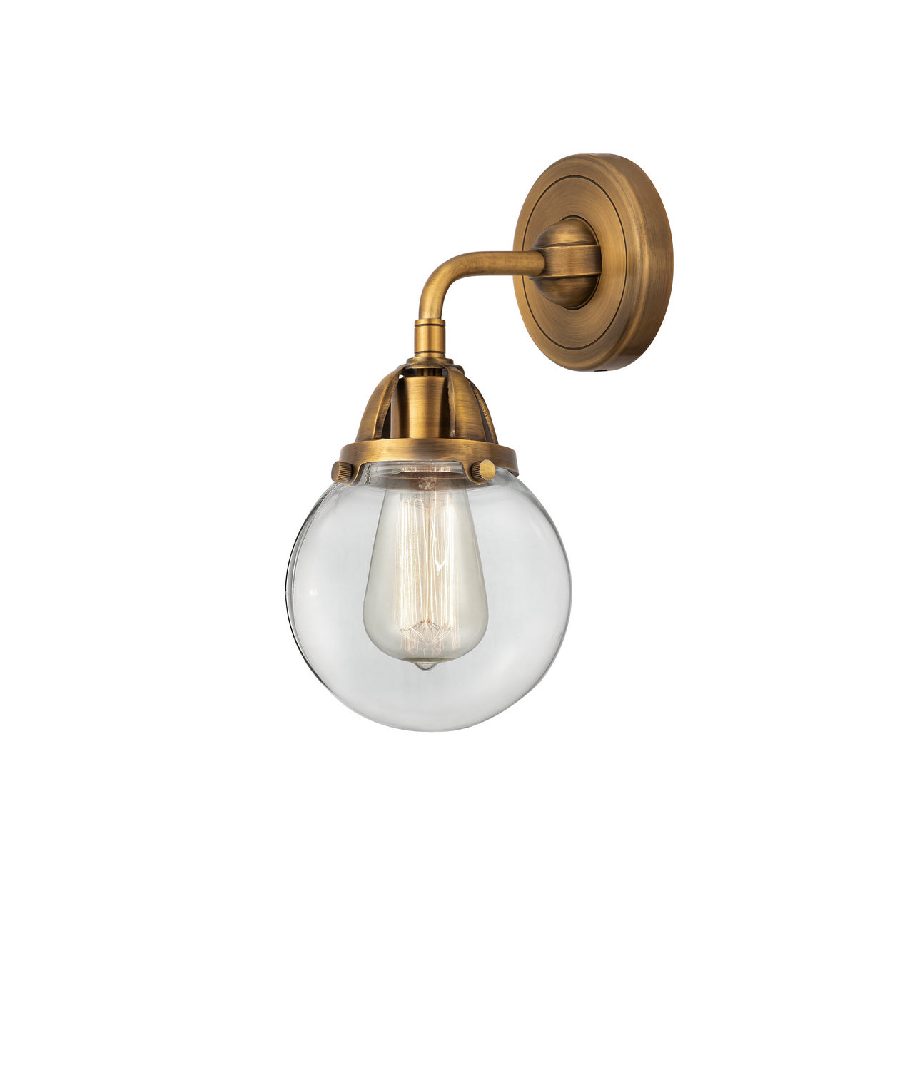 Innovations - 288-1W-BB-G202-6 - One Light Wall Sconce - Nouveau 2 - Brushed Brass