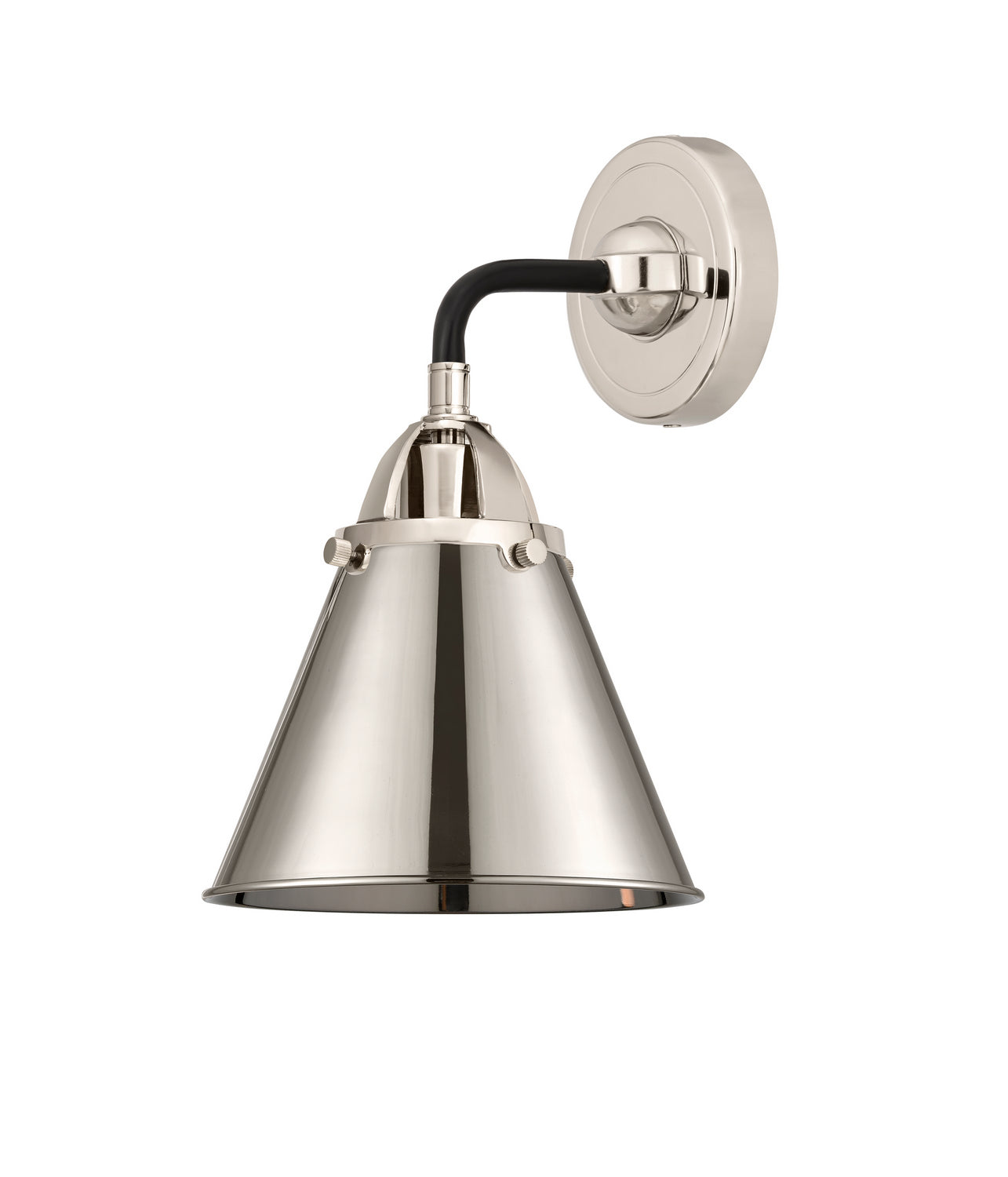 Innovations - 288-1W-BPN-M13-PN - One Light Wall Sconce - Nouveau 2 - Black Polished Nickel