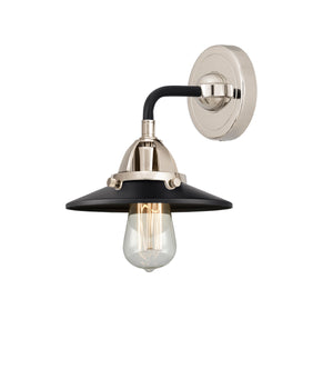 Innovations - 288-1W-BPN-M6-BK - One Light Wall Sconce - Nouveau 2 - Black Polished Nickel