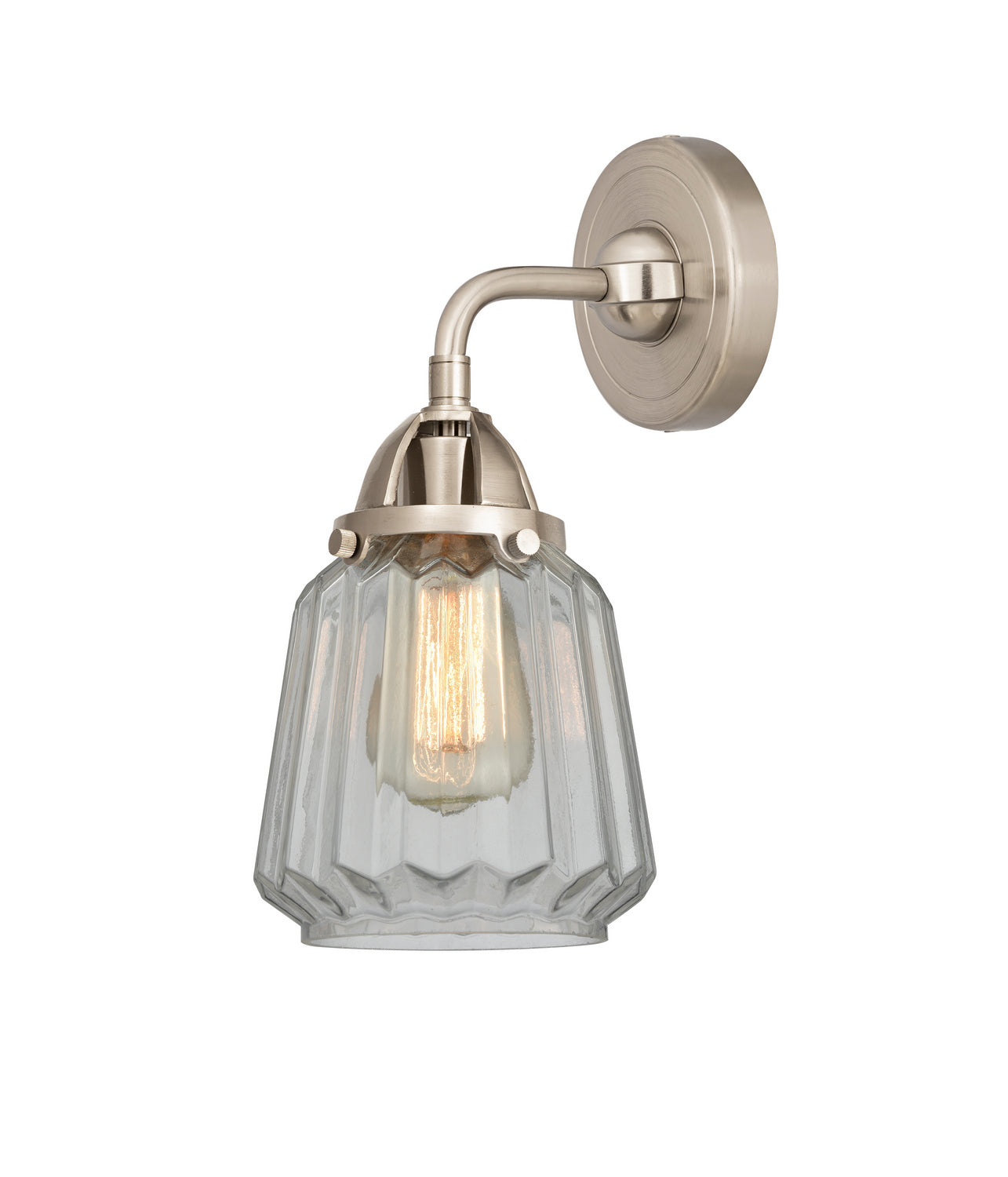 Innovations - 288-1W-SN-G142 - One Light Wall Sconce - Nouveau 2 - Brushed Satin Nickel