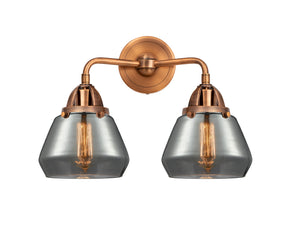 Innovations - 288-2W-AC-G173 - Two Light Bath Vanity - Nouveau 2 - Antique Copper