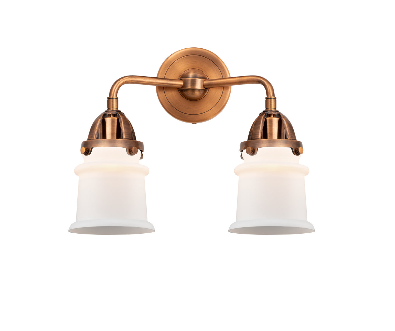 Innovations - 288-2W-AC-G181S - Two Light Bath Vanity - Nouveau 2 - Antique Copper