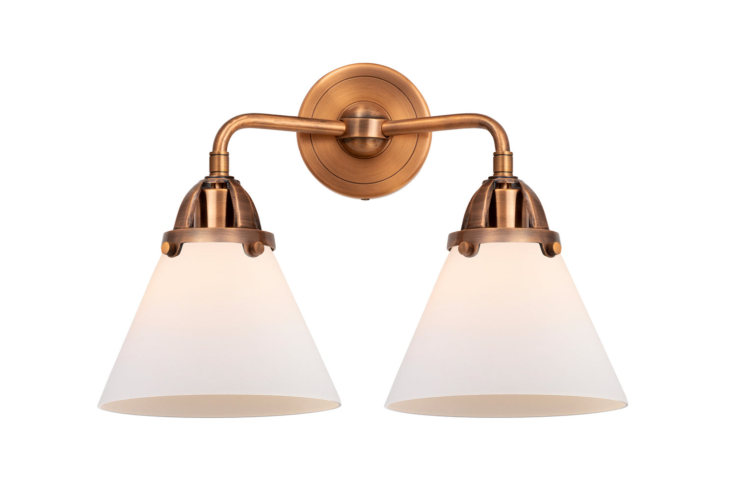 Innovations - 288-2W-AC-G41 - Two Light Bath Vanity - Nouveau 2 - Antique Copper