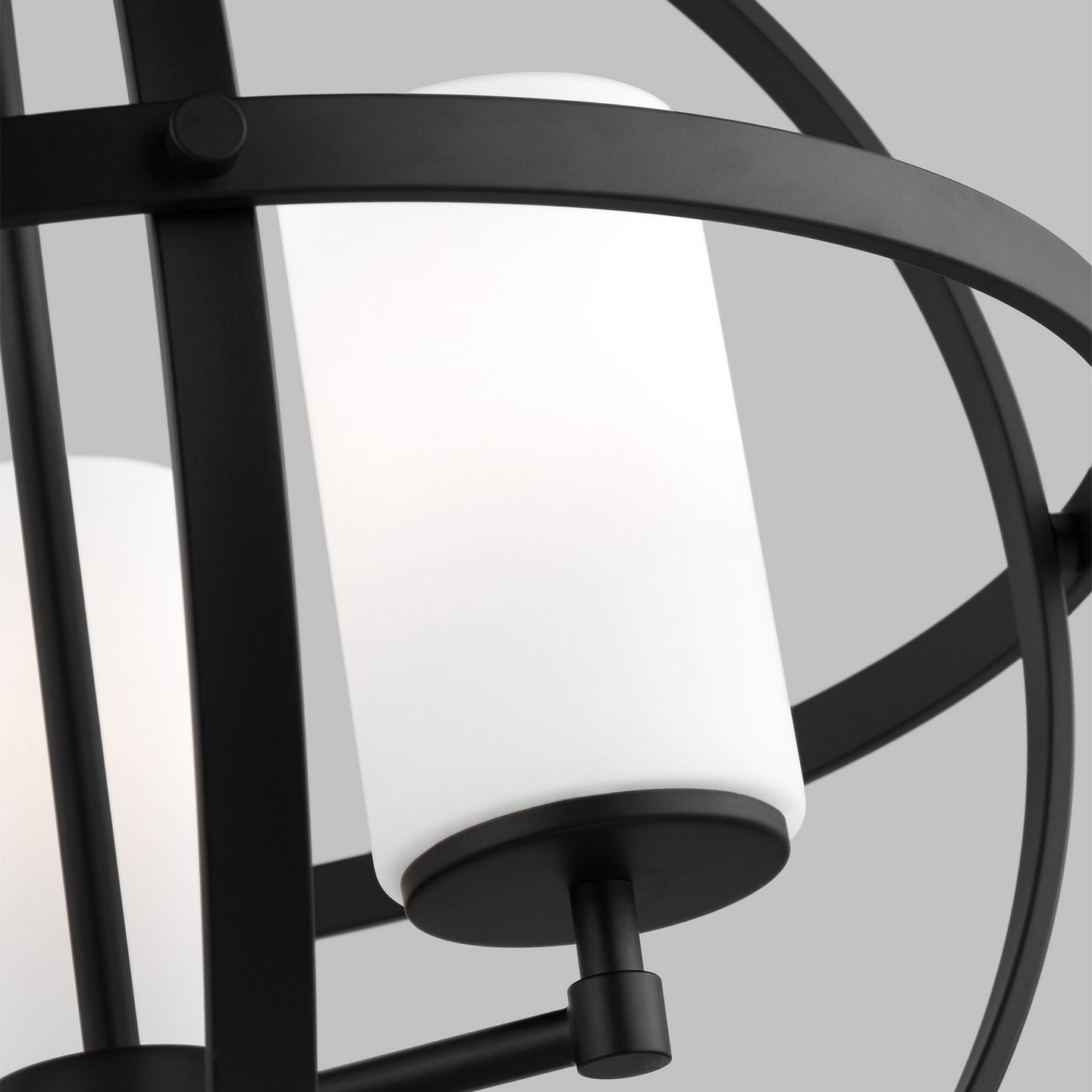Generation Lighting - 3124603EN3-112 - Three Light Chandelier - Alturas - Midnight Black