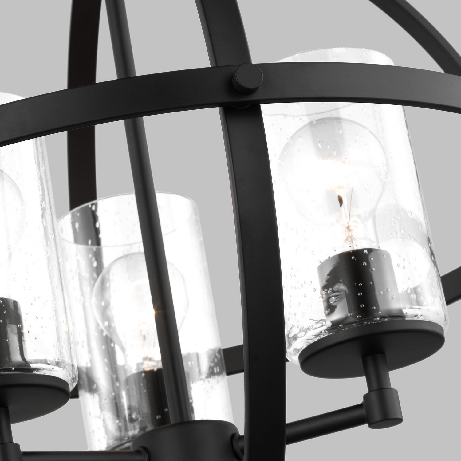 Generation Lighting. - 3124673-112 - Three Light Chandelier - Alturas - Midnight Black