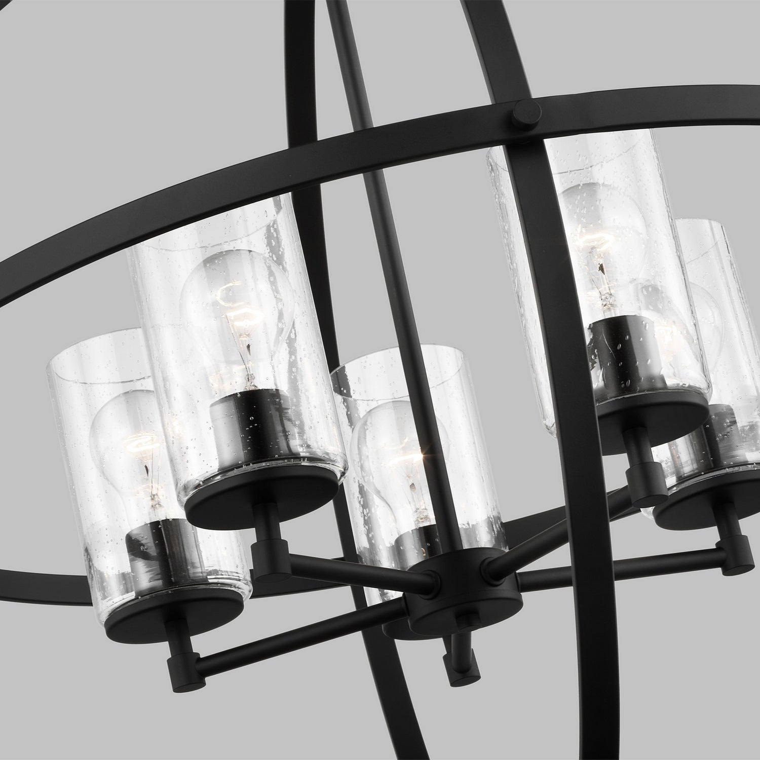 Generation Lighting. - 3124675-112 - Five Light Chandelier - Alturas - Midnight Black