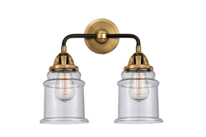 Innovations - 288-2W-BAB-G184 - Two Light Bath Vanity - Nouveau 2 - Black Antique Brass