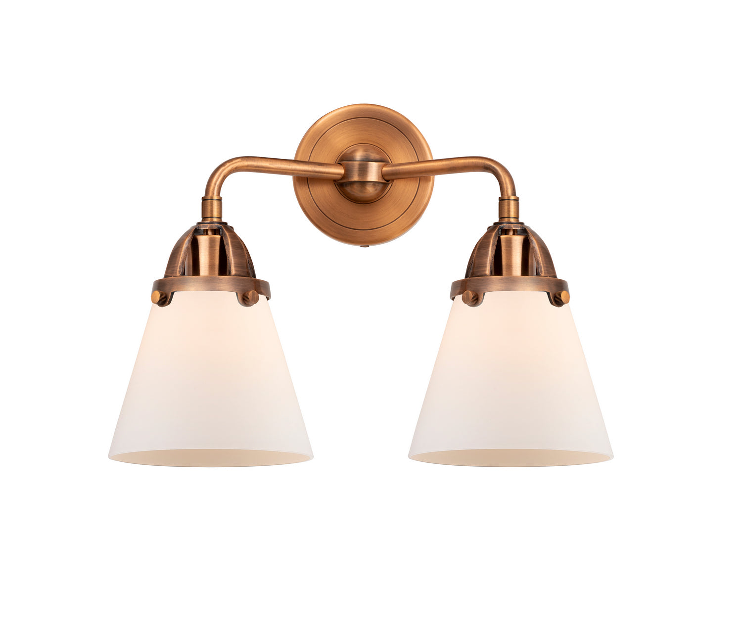 Innovations - 288-2W-AC-G61 - Two Light Bath Vanity - Nouveau 2 - Antique Copper