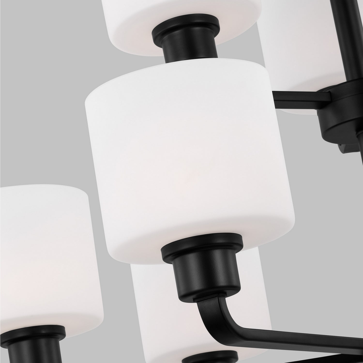 Generation Lighting. - 3128809-112 - Nine Light Chandelier - Canfield - Midnight Black