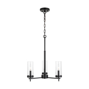 Visual Comfort Studio - 3190303-112 - Three Light Chandelier - Zire - Midnight Black