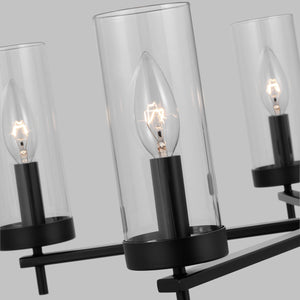 Visual Comfort Studio - 3190305EN-112 - Five Light Chandelier - Zire - Midnight Black
