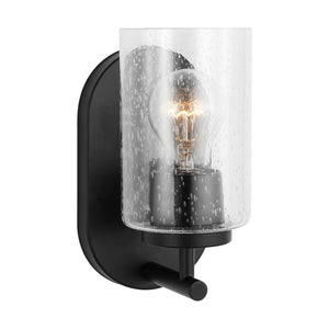 Generation Lighting. - 41170-112 - One Light Wall / Bath Sconce - Oslo - Midnight Black