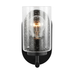 Generation Lighting. - 41170-112 - One Light Wall / Bath Sconce - Oslo - Midnight Black