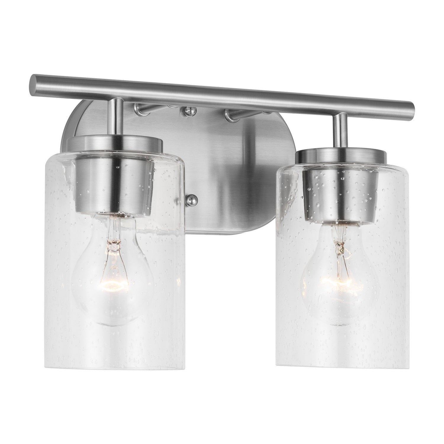 Generation Lighting. - 41171-962 - Two Light Wall / Bath - Oslo - Brushed Nickel