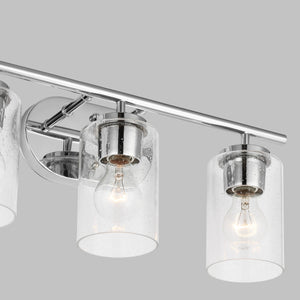 Generation Lighting. - 41172-05 - Three Light Wall / Bath - Oslo - Chrome