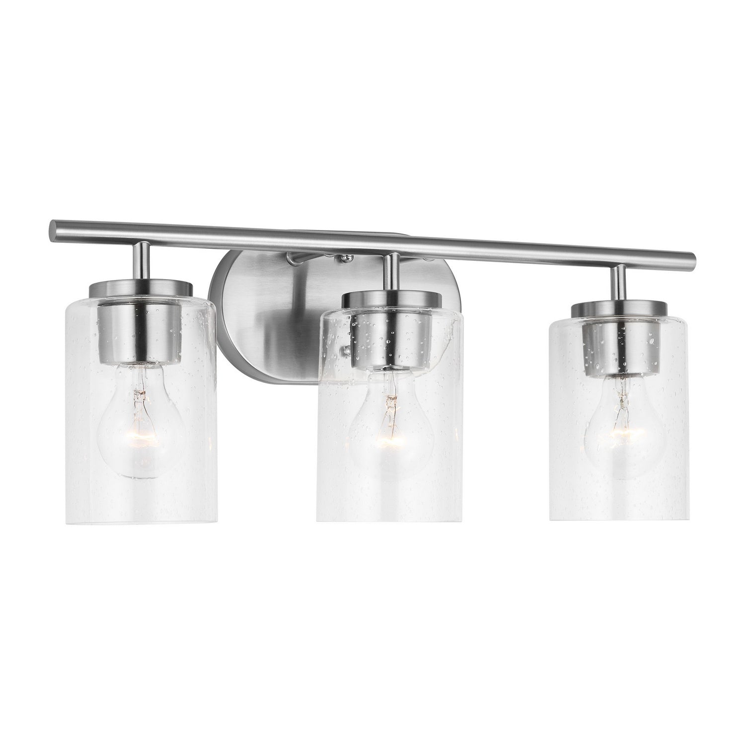 Generation Lighting. - 41172-962 - Three Light Wall / Bath - Oslo - Brushed Nickel