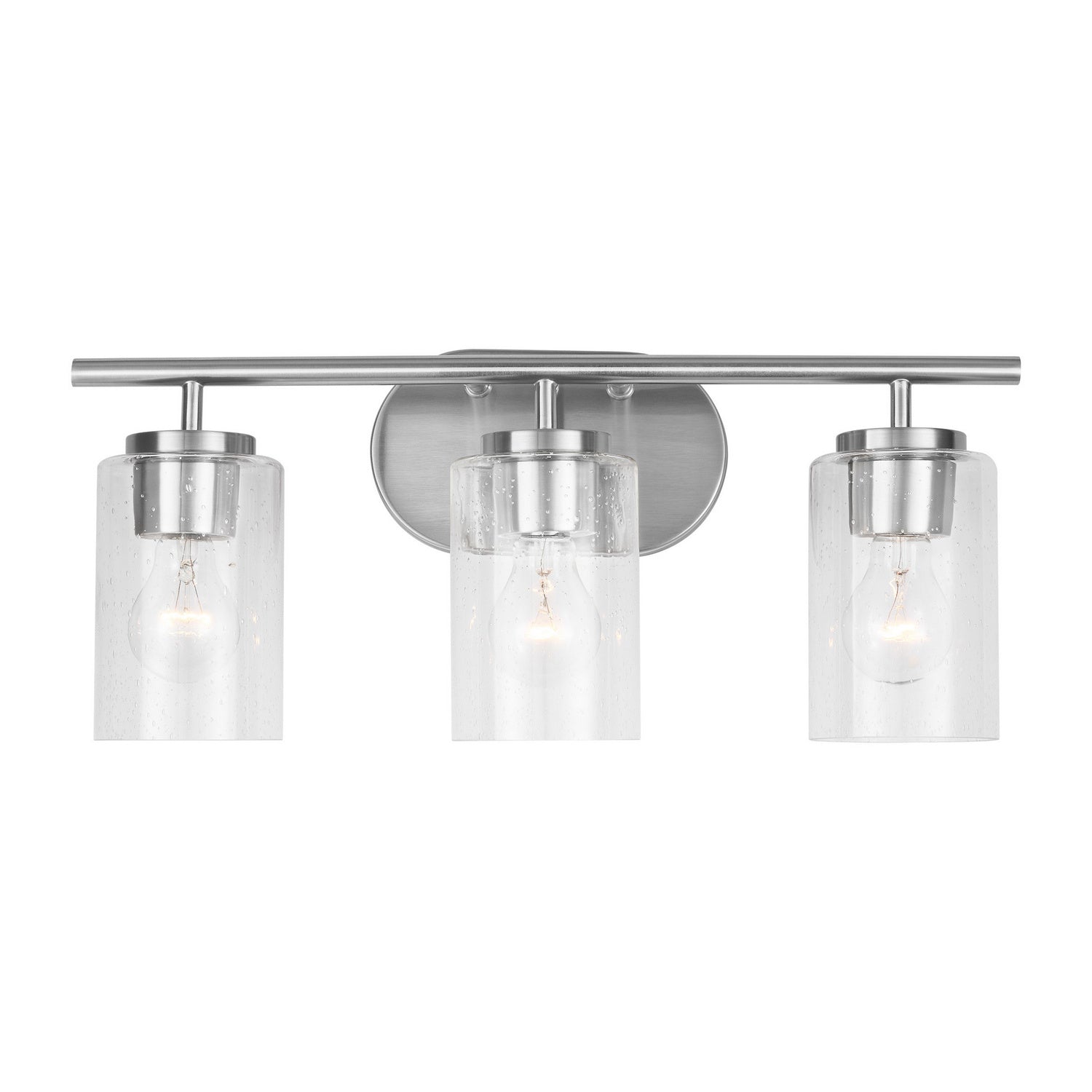 Generation Lighting. - 41172-962 - Three Light Wall / Bath - Oslo - Brushed Nickel