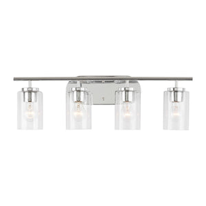 Generation Lighting. - 41173-05 - Four Light Wall / Bath - Oslo - Chrome