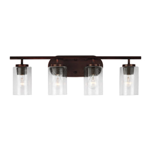 Generation Lighting. - 41173-710 - Four Light Wall / Bath - Oslo - Bronze