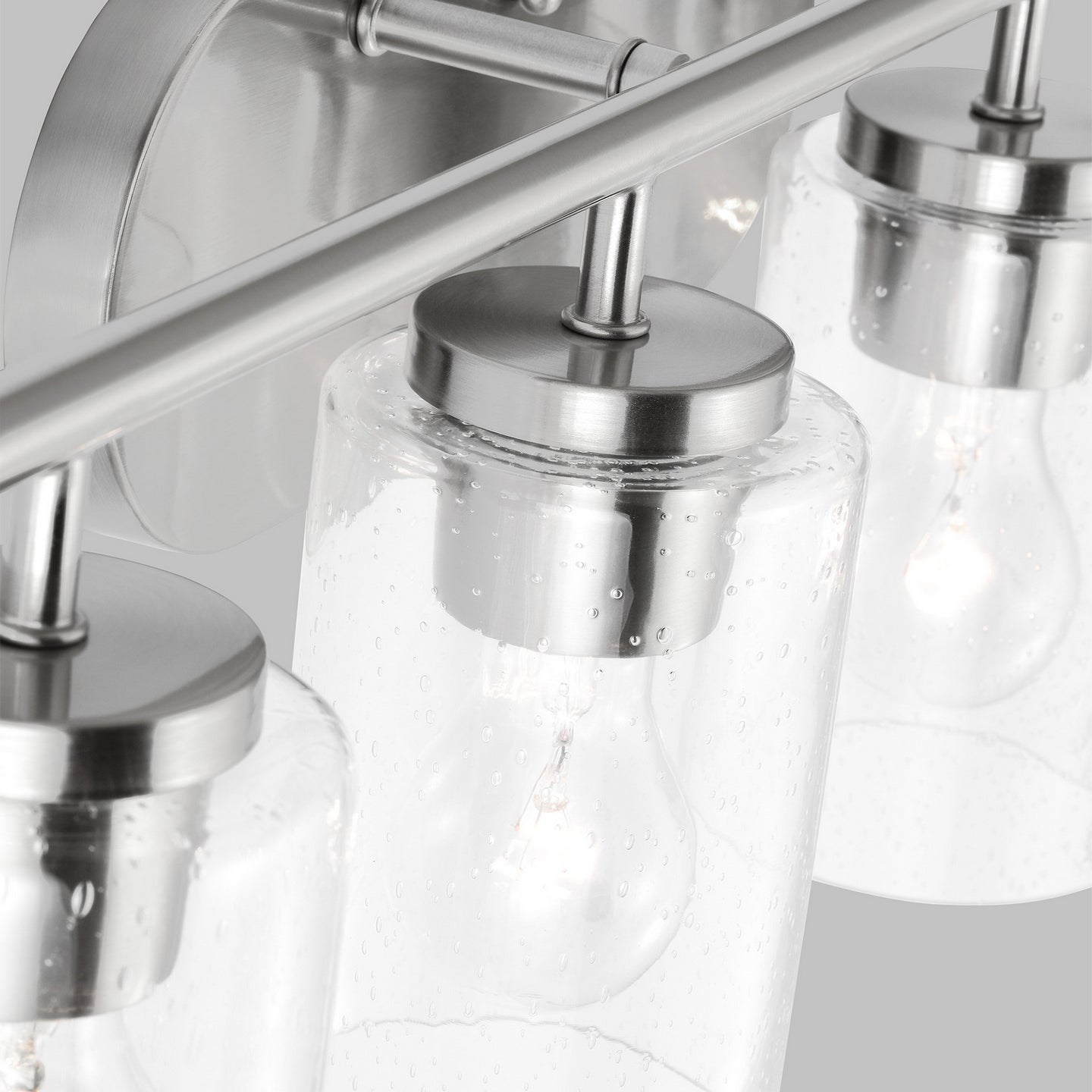 Generation Lighting - 41173-962 - Four Light Wall / Bath - Oslo - Brushed Nickel