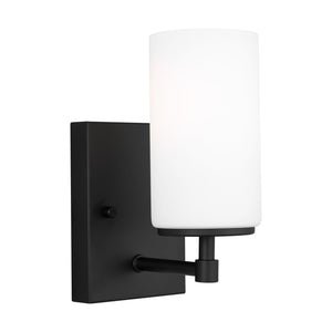 Generation Lighting. - 4124601EN3-112 - One Light Wall / Bath Sconce - Alturas - Midnight Black