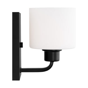 Generation Lighting. - 4128801-112 - One Light Wall / Bath Sconce - Canfield - Midnight Black