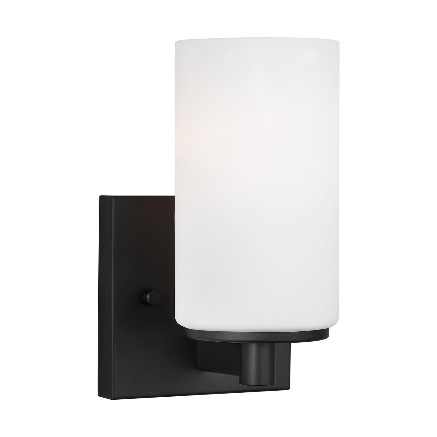 Generation Lighting - 4139101-112 - One Light Wall / Bath Sconce - Hettinger - Midnight Black