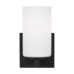 Generation Lighting. - 4139101-112 - One Light Wall / Bath Sconce - Hettinger - Midnight Black