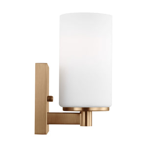 Generation Lighting. - 4139101-848 - One Light Wall / Bath Sconce - Hettinger - Satin Brass