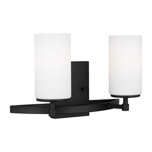 Generation Lighting. - 4424602-112 - Two Light Wall / Bath - Alturas - Midnight Black