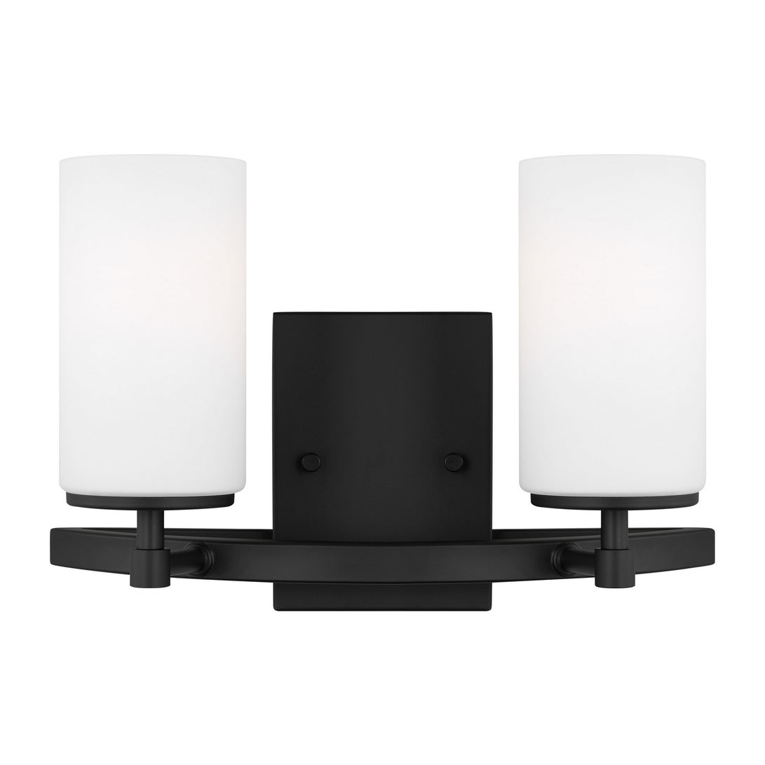 Generation Lighting - 4424602-112 - Two Light Wall / Bath - Alturas - Midnight Black