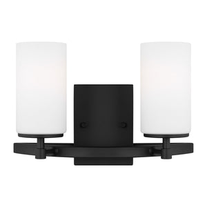 Generation Lighting. - 4424602-112 - Two Light Wall / Bath - Alturas - Midnight Black